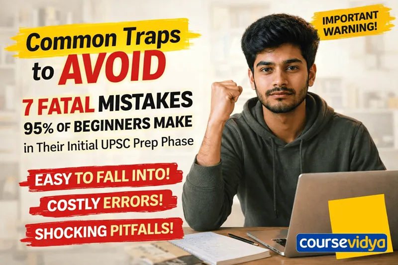 7 biggest mistakes 95% of UPSC aspirants make during the initial prep phase