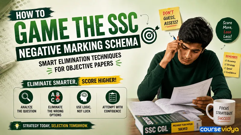 How to reduce the SSC negative marking? Option elimination method to avoid negative marks and secure SSC success