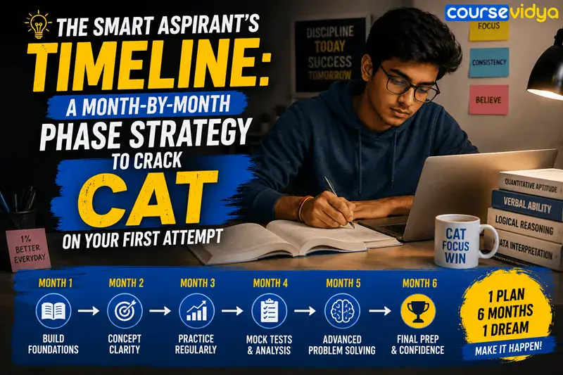 How to crack CAT in first attempt – a month-by-month CAT preparation plan