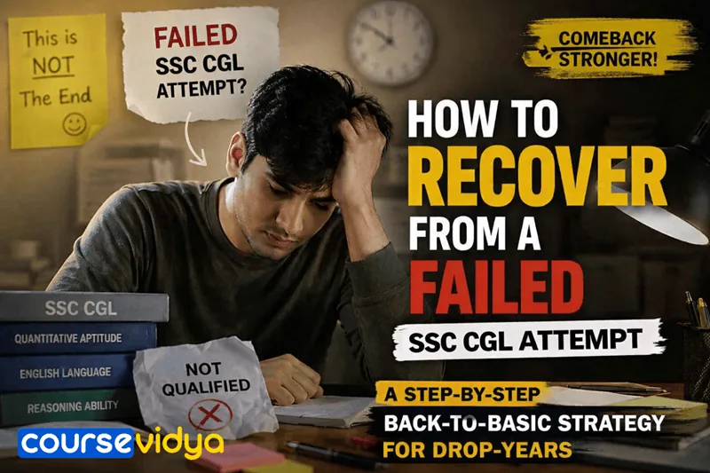 How to rebuild your SSC CGL preparation strategy during your drop year – a step-by-step study plan