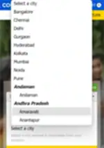 Course search by city